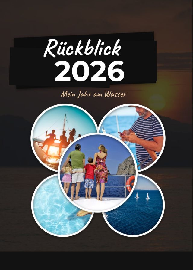 Rückblick 2026 Kreise: dein Jahr am Wasser als Leinwand – als Leinwand gestalten
